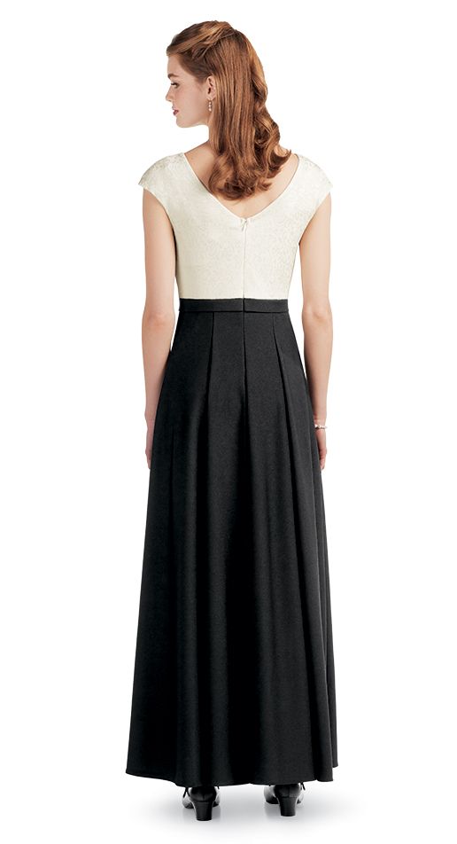 Jacquard & Crepe Maddox Concert Dress