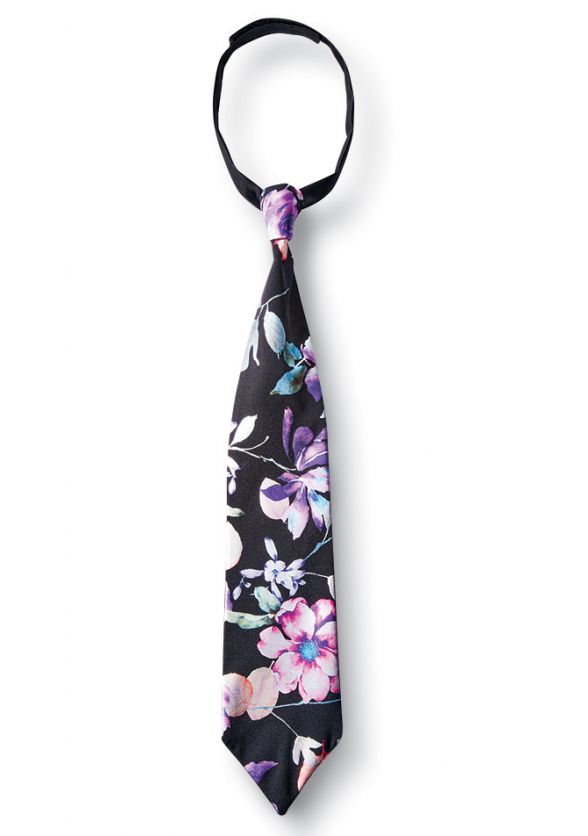 Floral Long Tie