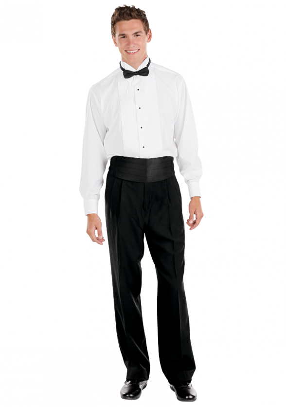Adult Formal Package with Tuxedo Pants, Bow Tie, and Cummerbund 