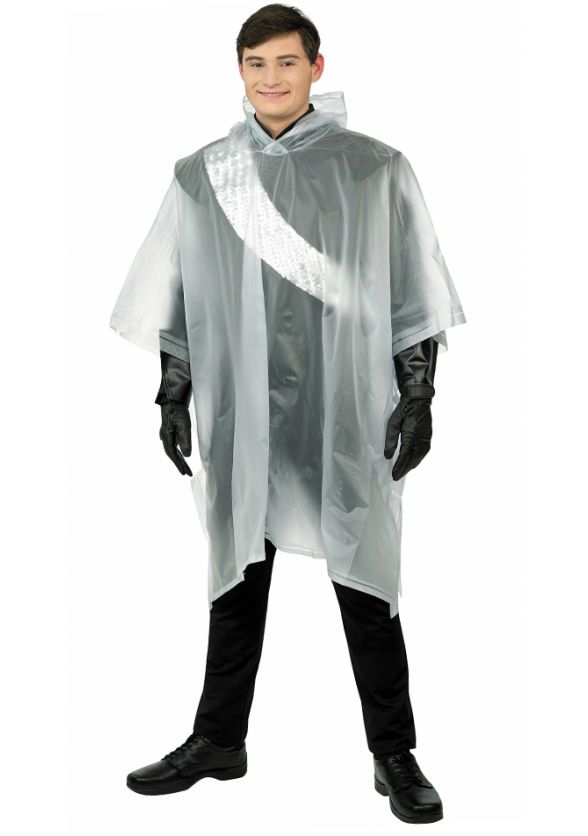 StylePlus Vinyl Poncho with Hood for Marching Bands - Clear